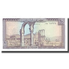 [#800179] Geldschein, Lebanon, 10 Livres, 1964, 1964, KM:63a, UNZ-