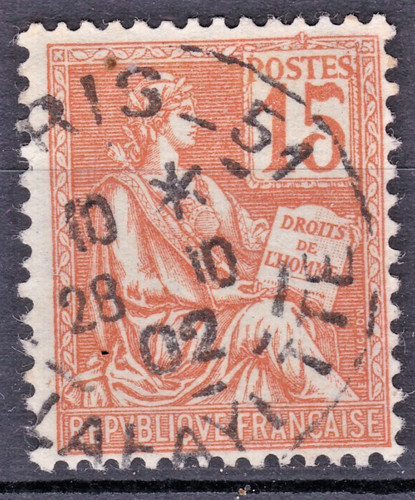 Timbre 1900 france mouchon - timbre, 1900-01