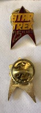 Rare Star Trek Pin badge 25ème anniversaire années 1990s