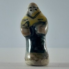 Fève personnage santon en céramique émaillée Crèche Décor Village (B90S)