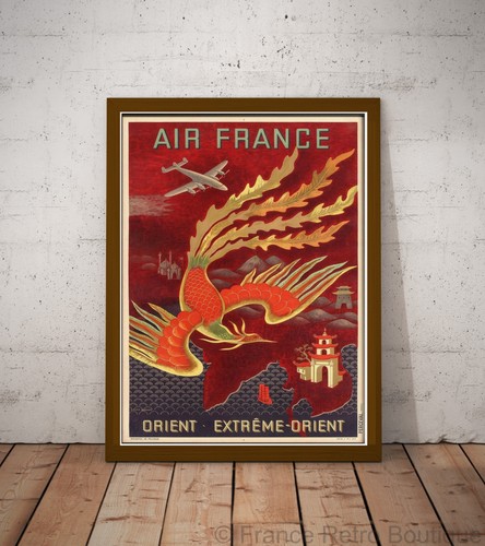 Affiche poster air france - air,
