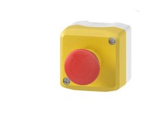 Boîtier avec arrêt urgence - boîtier,