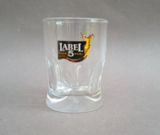 Verre à whisky Label 5 publicitaire en verre wisky 14 cl logo