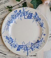 ANCIENNE ASSIETTE PLATE  TERRE