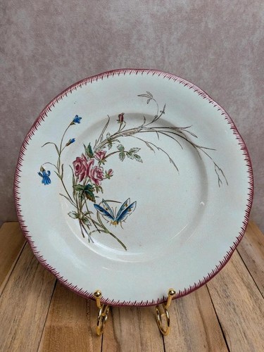 Assiette ancienne terre de - en,