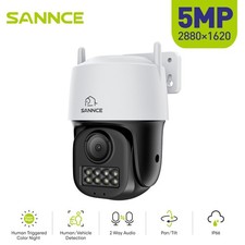 SANNCE 5MP PT POE Caméra de