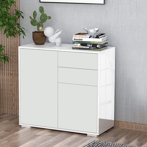 Commode blanche buffet - commode, 2
