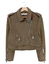 ZARA BASIC Veste en cuir