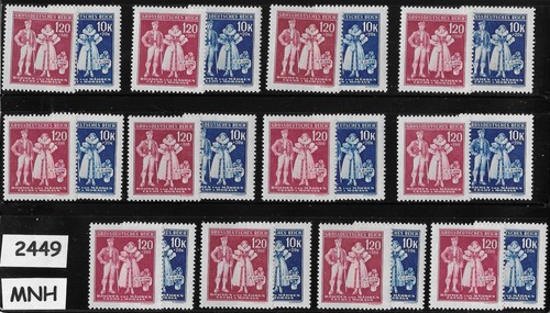 Mnh stamp sets x10 b22 - stamp,