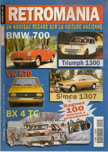 Retromania bmw 700 citroen - 700,