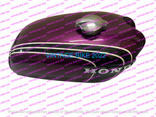Réservoir d'essence Honda CB 350 K3 K4 Super Sport 71-73 violet noir acier + ...