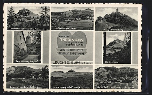 Carte postale kahla - carte,