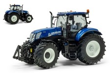 Miniature Demi Agricole Ros tracteur New Holland T7.270 Bleu Puissance 1:3 2