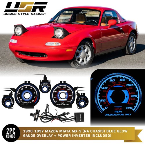 Blue glow gauge - gauge, blk