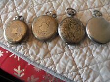 4 montre gousset 3 argent + 1