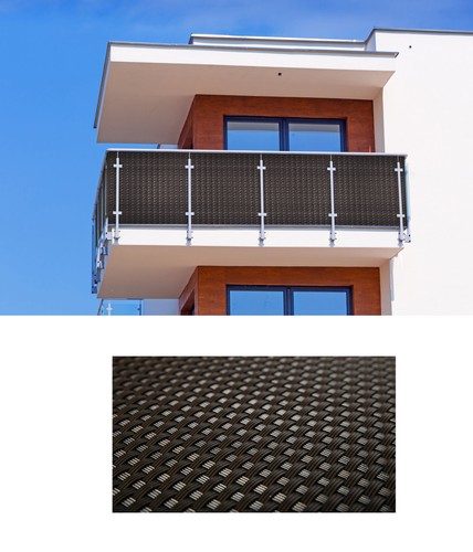 Tapis brise vue pvc polyrotin - brise-vue,