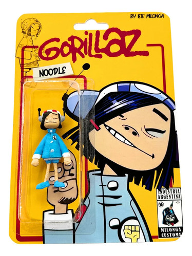 Gorillaz noodle figura - "gorillaz", figura/