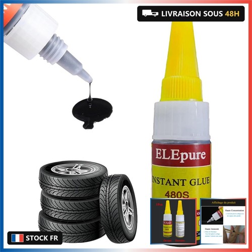 Colle pneu voiture - colle,