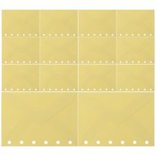  30 enveloppes à feuilles mobiles : Recharges de papier A7 perforées 6 trous