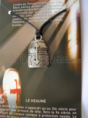 Pendentif heaume templier 2 - heaume,