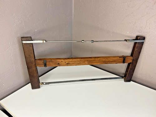 Antique small wood saw - antique,