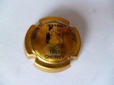 capsule  champagne, ROUTE du champagne, 1997, Chervey, or, N°13