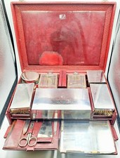 Mallette de Voyage Vintage - Set de Toilette Complet