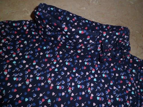 Tee shirt sous pull col - , roulé