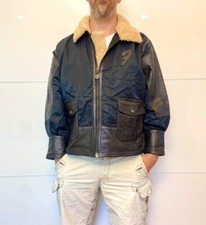 Fender - Bombardier blouson en cuir - taille L
