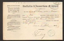 PARIS (I°) IMPRIMERIE /