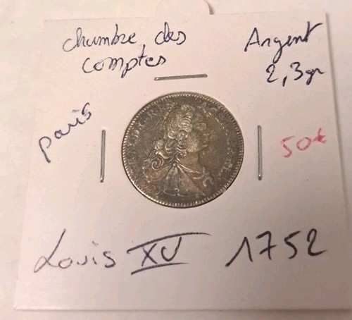 Jeton argent silver louis xv - silver,