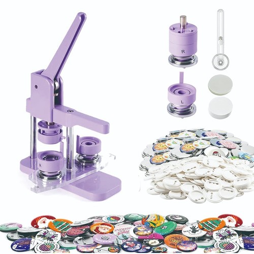 32mm round button maker - round,