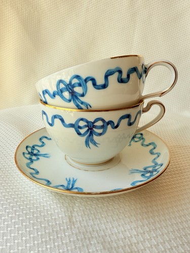 French porcelain cups saucer - french,
