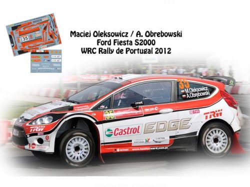 Decals ford fiesta s2000 - ford,