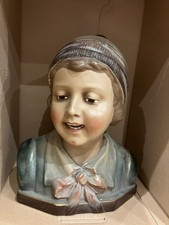 Buste Polychrome Tête En