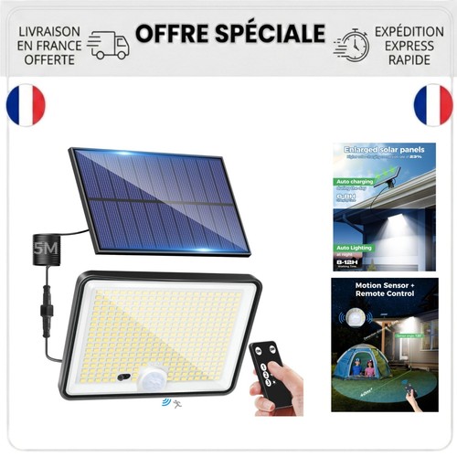 Projecteur solaire extérieur