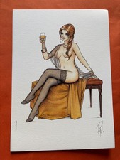PATURAUD EX LIBRIS SIGNE PIN UP  15 x 21  ETAT NEUF