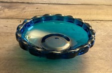 Cendrier Verre Épais Bleu