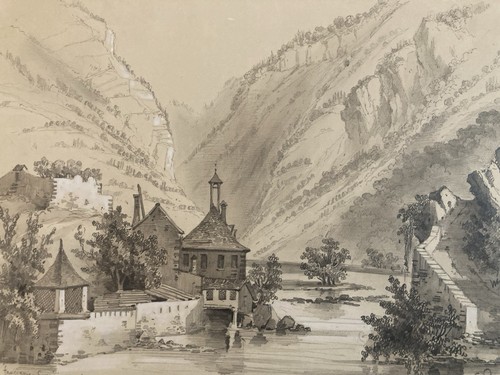 Dessin eugène malbos 1843 - de,