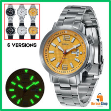 ✅ Montre BERNY 20ATM Mécanique Automatique Homme Saphir Étanche Plongée
