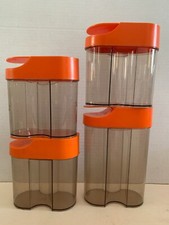 LOT 4 BOITES VERSEUSES ALIMENTAIRE - VINTAGE ORANGE