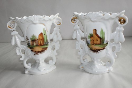 Paire vases mariée en - paire, de