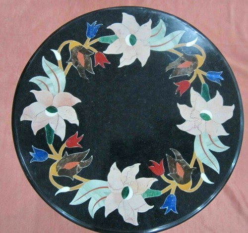 Black marble side center - 18",