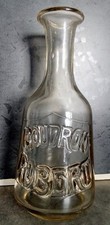 RARE très ancienne carafe publicitaire apéritif GOUDRON ROBERT bistrot pub   C38