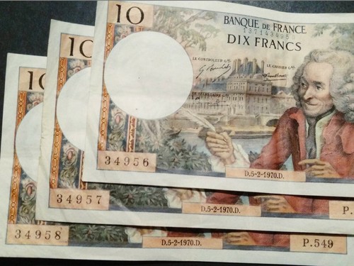 Billets série 549 10frs - 3, billets:série:p.549".10frs