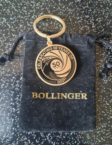 Porte clé champagne bollinger - clé,