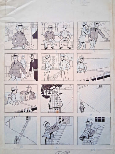 Série planches de bd - de,