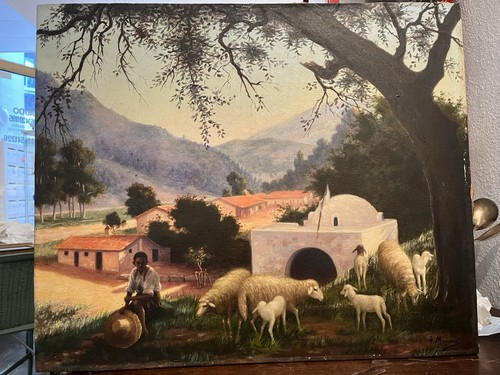 Tableau orientaliste mourre - tableau, a
