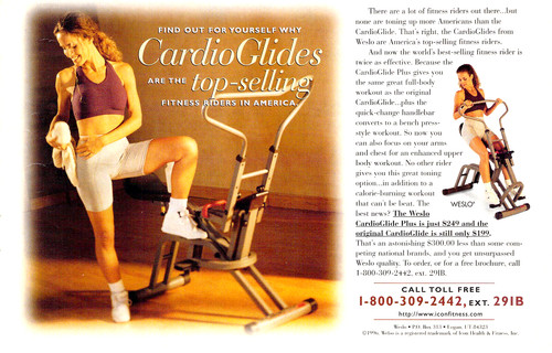 Print 1996 weslo cardio - ad,