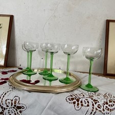 6 verres à vin Alsace pied